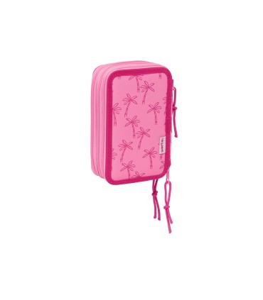Plumier escolar safta triple 37 piezas stitch chill 195x125x55 mm