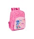 Mochila safta infantil adaptable a carro stitch chill 340x260x110 mm