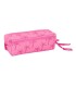 Bolso escolar portatodo safta triple pequeno con goma elastica 22cm stitch chill 85x220x60 mm