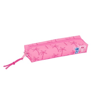 Bolso escolar portatodo safta rectangular con goma elastica 22cm stitch chill 40x220x70 mm