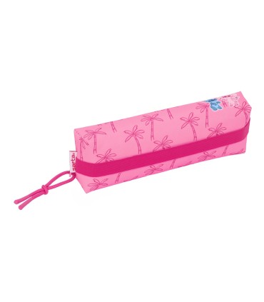 Bolso escolar portatodo safta rectangular con goma elastica 22cm stitch chill 40x220x70 mm