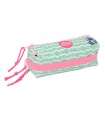 Bolso escolar portatodo safta triple pequeño con goma elastica 22cm stitch ice cream 85x220x60 mm