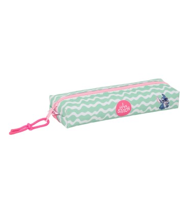 Bolso escolar portatodo safta rectangular con goma elastica 22cm stitch ice cream 40x220x70 mm