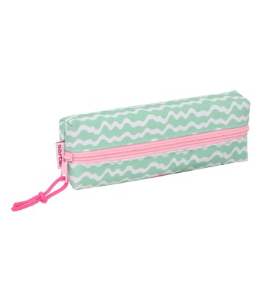 Bolso escolar portatodo safta rectangular con goma elastica 22cm stitch ice cream 40x220x70 mm