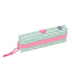 Bolso escolar portatodo safta rectangular con goma elastica 22cm stitch ice cream 40x220x70 mm
