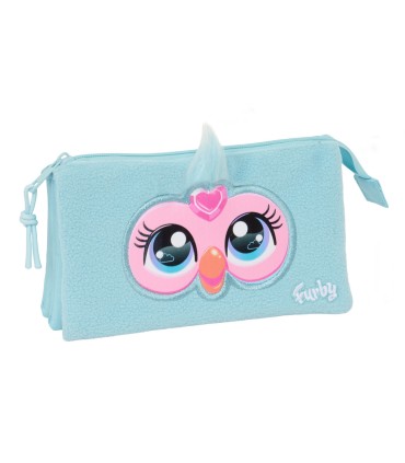 Bolso escolar portatodo safta triple furby 120x220x30 mm