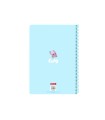 Cuaderno espiral safta folio 80h 60gr cuadro 4mm tapa extradura furby
