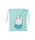 Saquito merienda safta reciclado y repelente al agua miffy friends 250x200 mm