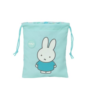 Saquito merienda safta reciclado y repelente al agua miffy friends 250x200 mm