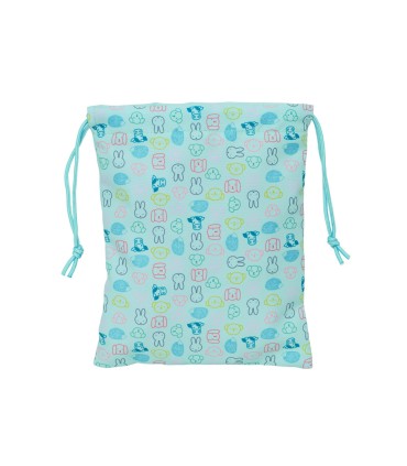 Saquito merienda safta reciclado y repelente al agua miffy friends 250x200 mm