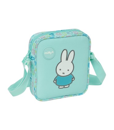 Bolsito bandolera safta reciclado y repelente al agua miffy friends 180x160x40 mm