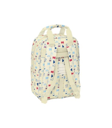 Mochila safta infantil reciclado y repelente al agua miffy buddy 280x200x80 mm