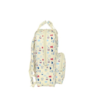 Mochila safta infantil reciclado y repelente al agua miffy buddy 280x200x80 mm