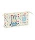 Bolso escolar portatodo safta triple reciclado y repelente al agua miffy buddy 120x220x30 mm