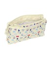 Bolso escolar portatodo safta triple reciclado y repelente al agua miffy buddy 120x220x30 mm