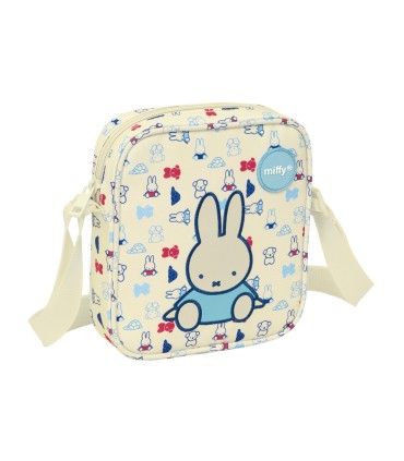 Bolsito bandolera safta reciclado y repelente al agua miffy buddy 180x160x40 mm