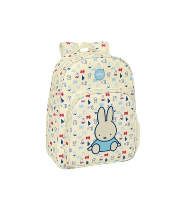 Mochila safta infantil adaptable carro reciclado y repelente al agua miffy buddy 340x260x110 mm