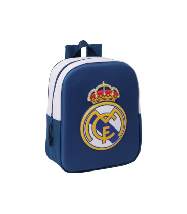 Mochila safta guarderia 3d real madrid 270x220x100 mm