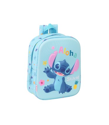 Mochila safta guarderia 3d stitch 270x220x100 mm