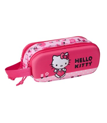 Bolso escolar portatodo safta doble 3d mochilas 3d hello kitty 80x210x60 mm