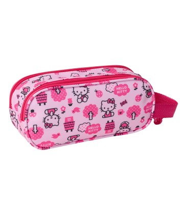 Bolso escolar portatodo safta doble 3d mochilas 3d hello kitty 80x210x60 mm