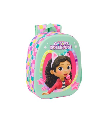 Mochila safta 3d gabby s dollhouse 330x270x100 mm