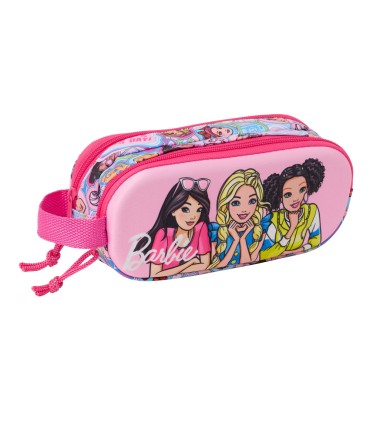 Bolso escolar portatodo safta doble 3d mochilas 3d barbie 80x210x60 mm