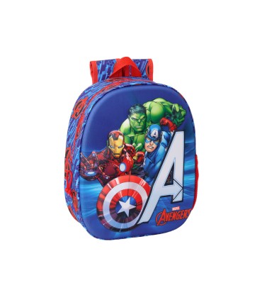 Mochila safta 3d avengers 330x270x100 mm