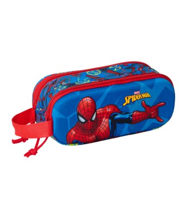 Bolso escolar portatodo safta doble 3d mochilas 3d spider man 80x210x60 mm