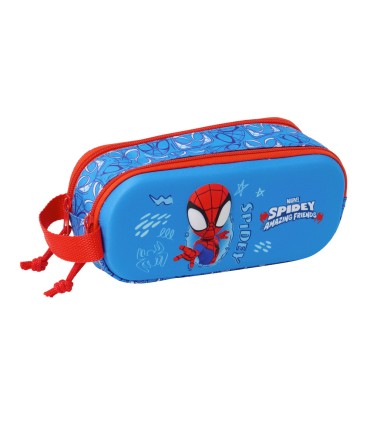 Bolso escolar portatodo safta doble 3d mochilas 3d spidey 80x210x60 mm