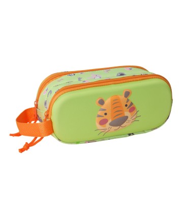 Bolso escolar portatodo safta doble 3d mochilas 3d safta tiger 80x210x60 mm