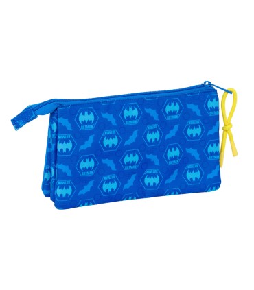 Bolso escolar portatodo safta triple batman preescolar 120x220x30 mm