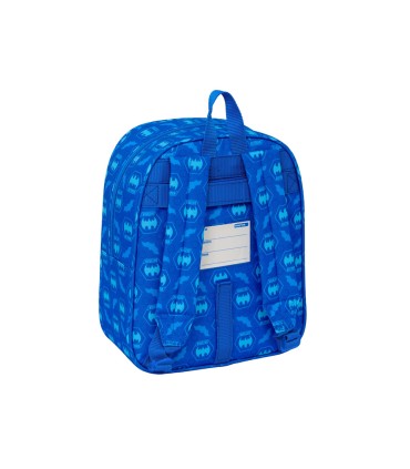 Mochila safta guarderia adaptable a carro con bolsillo frontal batman preescolar 270x220x100 mm