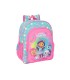 Mochila safta junior adaptable a carro gabby s dollhouse confetti 380x320x120 mm