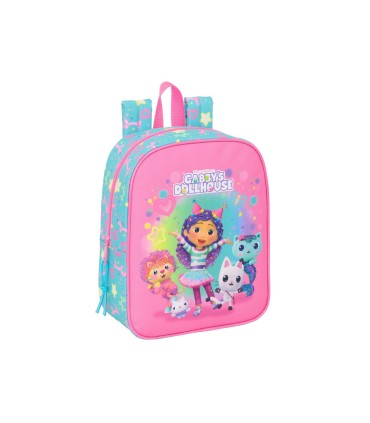 Mochila safta guarderia adaptable a carro gabby s dollhouse confetti 270x220x100 mm