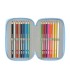 Plumier escolar safta triple 37 piezas bluey let s play 195x125x55 mm