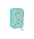 Plumier escolar safta triple 37 piezas bluey sisters 195x125x55 mm