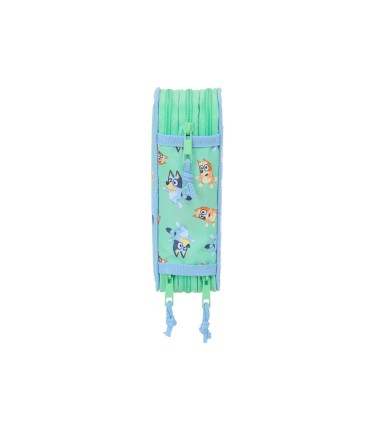 Plumier escolar safta triple 37 piezas bluey sisters 195x125x55 mm