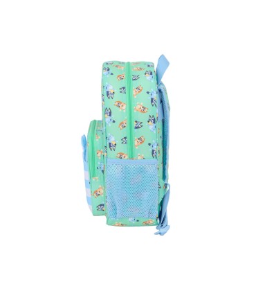 Mochila safta infantil adaptable a carro bluey sisters 340x260x110 mm