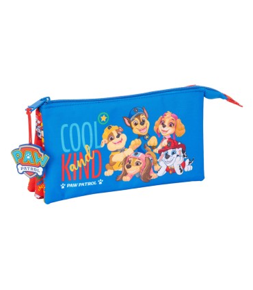 Bolso escolar portatodo safta triple paw patrol cool 120x200x30 mm