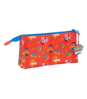 Bolso escolar portatodo safta triple paw patrol cool 120x200x30 mm