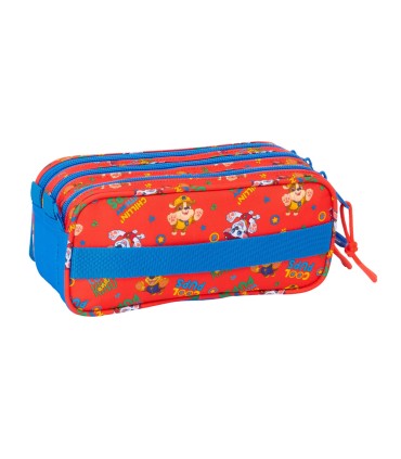 Bolso escolar portatodo safta triple big paw patrol cool 100x215x80 mm