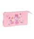 Bolso escolar portatodo safta triple minnie mouse baby 120x220x30 mm