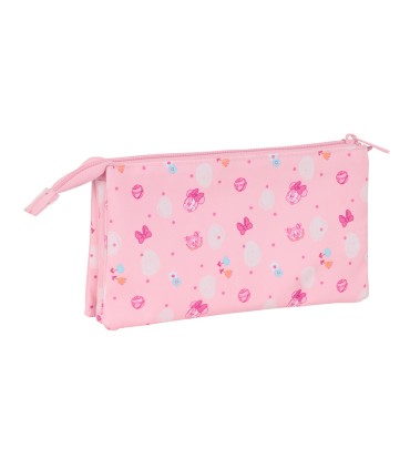 Bolso escolar portatodo safta triple minnie mouse baby 120x220x30 mm