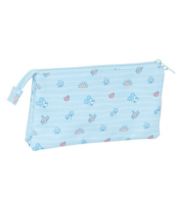 Bolso escolar portatodo safta triple mickey mouse baby 120x220x30 mm
