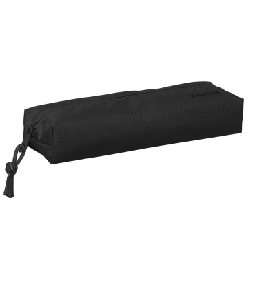 Bolso escolar portatodo safta rectangular con goma elastica 2 black 220x70x40 mm