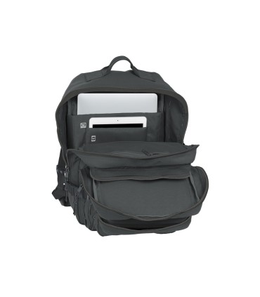 Mochila safta militar portatil 156 basics gris 300x230x480 mm