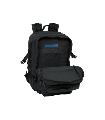 Mochila safta militar portatil 156 basics negro 300x230x480 mm