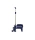 Carro escolar safta portamochila plegable triple azul marino 880x320x235 mm