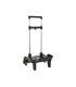 Carro escolar safta portamochila plegable triple rueda negro 880x320x235 mm